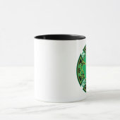 Mug Croix irlandaise de shamrock (Centre)