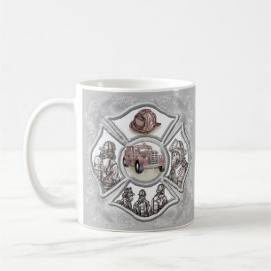 Mug Croix maltaise des pompiers