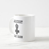 Mug Croix noire d'anarchiste (Devant gauche)
