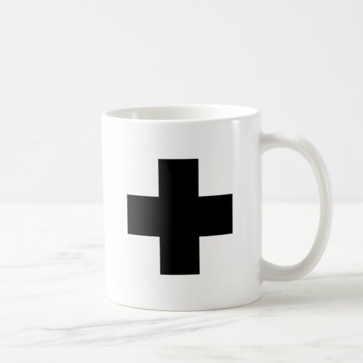 Mug Croix noire de premiers secours (Droite)