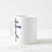 Mug Croix orthodoxe à huit pointes, art dévotionnel sa (Devant gauche)