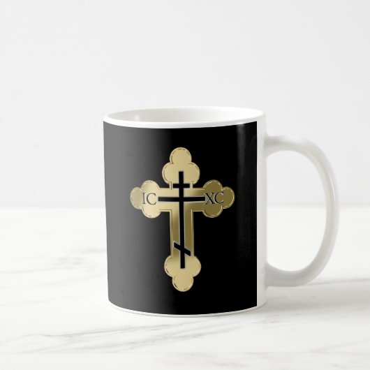 Mug Croix orthodoxe chrétienne (Droite)