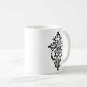 Mug Croix orthodoxe chrétienne orthodoxe 11oz (Devant droit)