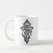 Mug Croix orthodoxe chrétienne orthodoxe 11oz (Gauche)
