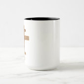 Mug Croix orthodoxe élégante en or (Centre)