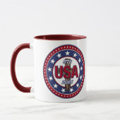 Mug Croix robuste USA 1776-2026 (Gauche)