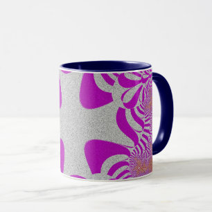Mug Croix rose et argent