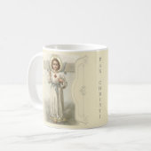 Mug Croix sacrée de coeur de Jésus-Christ (Devant gauche)