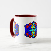 Mug Croix Tribale Moderne (Devant gauche)