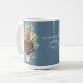 Mug Croix Vierge Marie Immaculée Coeur Religieux (Devant gauche)