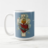 Mug Croix Vierge Marie Immaculée Coeur Religieux (Gauche)