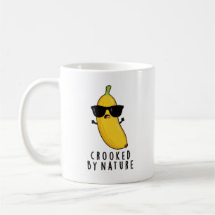 Mug Crooked By Nature Funny Banana Pun