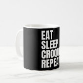 Mug croquet drôle (Devant gauche)