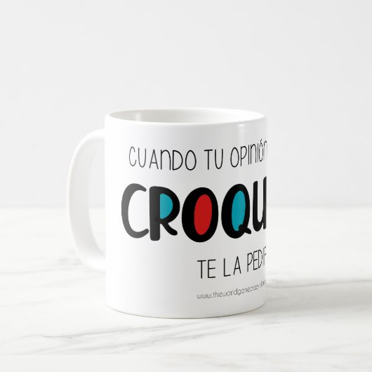 Mug Croqueta (Devant gauche)