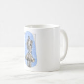 Mug Croquis aquarelle de la statue d'Apollon (Devant droit)