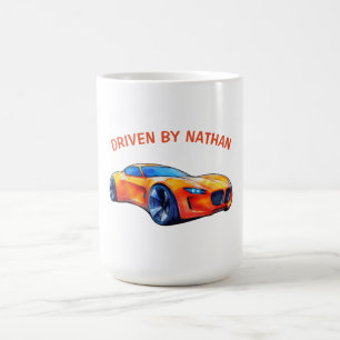 Mug Croquis au crayon du concept de voiture de sport o