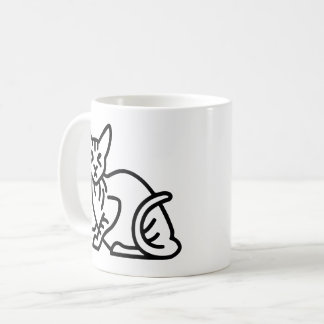Mug Croquis de chat Sphinx