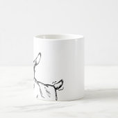 Mug Croquis de chèvre disant "Hej !" (Centre)