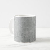 Mug Croquis de Chicago City Map (Devant gauche)