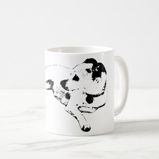 Mug Croquis de fidélité silencieux (Devant droit)