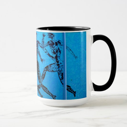 Mug Croquis de mise au point de marathon d'Athènes (Droite)