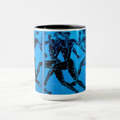 Mug Croquis de mise au point de marathon d'Athènes (Centre)