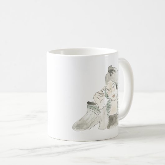 Mug Croquis de mode Flapper (Devant droit)