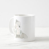 Mug Croquis de mode Flapper (Devant gauche)