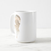 Mug Croquis de mode Flapper - Femme avec pièce à cheve (Devant gauche)