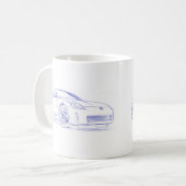 Mug Croquis de NIS 350Z (Devant gauche)