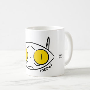 Mug Croquis d'un chat moche ou d'une mignonne chauve-s