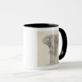 Mug Croquis éléphant (Devant droit)