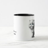 Mug Croquis Kitten Avec Définition De Chat (Centre)