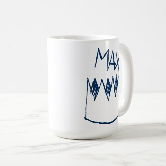 Mug Croquis max. et couronne (Devant droit)