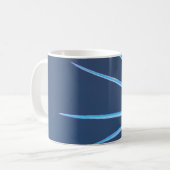 Mug Croquis minimalisme Feuille Palm Tree (Devant gauche)