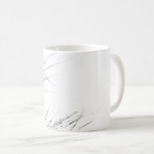 Mug Croquis minimalisme Feuille Palm Tree (Devant droit)