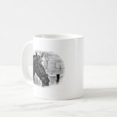 Mug Croquis noir blanc (Devant gauche)