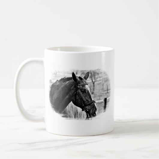 Mug Croquis noir blanc (Gauche)