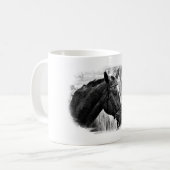 Mug Croquis noir blanc (Devant gauche)