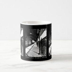 Mug Croquis noir et blanc de la gare