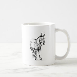 Mug Croquis simple de mule