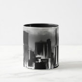Mug Croquis Skyline de Chicago en noir et blanc (Centre)