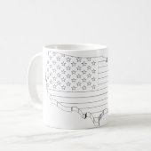 Mug Croquis USA (Devant gauche)