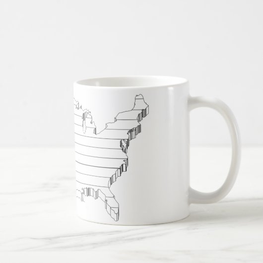 Mug Croquis USA (Droite)
