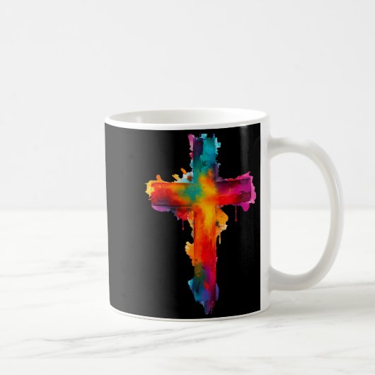 Mug Cross Christian Religious Believe Blessed Faith Gr (Droite)