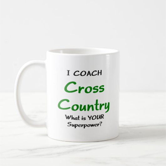 Mug cross country, coach (Gauche)