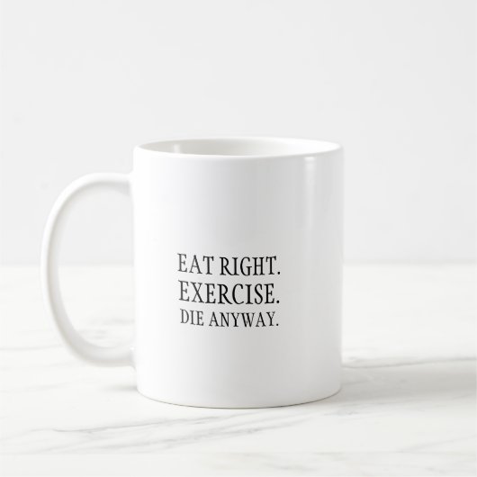 Mug CROSSBREED : Mange À Droite. Exercice (Gauche)