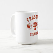 Mug CrossFit Stronger--Power & Strength Mindset (Devant gauche)