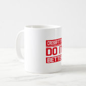 Mug Crossfitters le font mieux - Crossfit (Devant gauche)