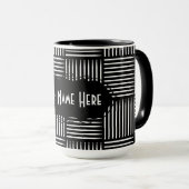 Mug Crosshatch à tige (Devant droit)
